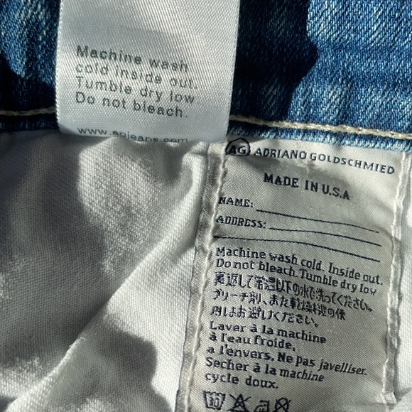 AG Stilt Roll-Up Jeans, Cigarette Leg, Size 29, Excellent Condition - Picture 6 of 16